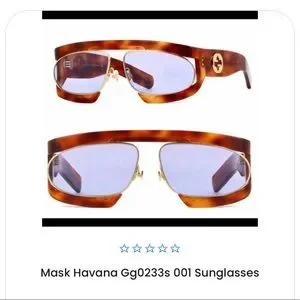ISO | Gucci Runway Visor Tortoise Sunglasses Gucci Tortoiseshell Runway Visor Sunglasses Gucci main image 4